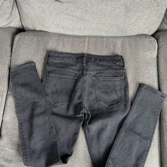 MOTHER Denim - MOTHER Black Skinny Jeans - High-Rise Fit